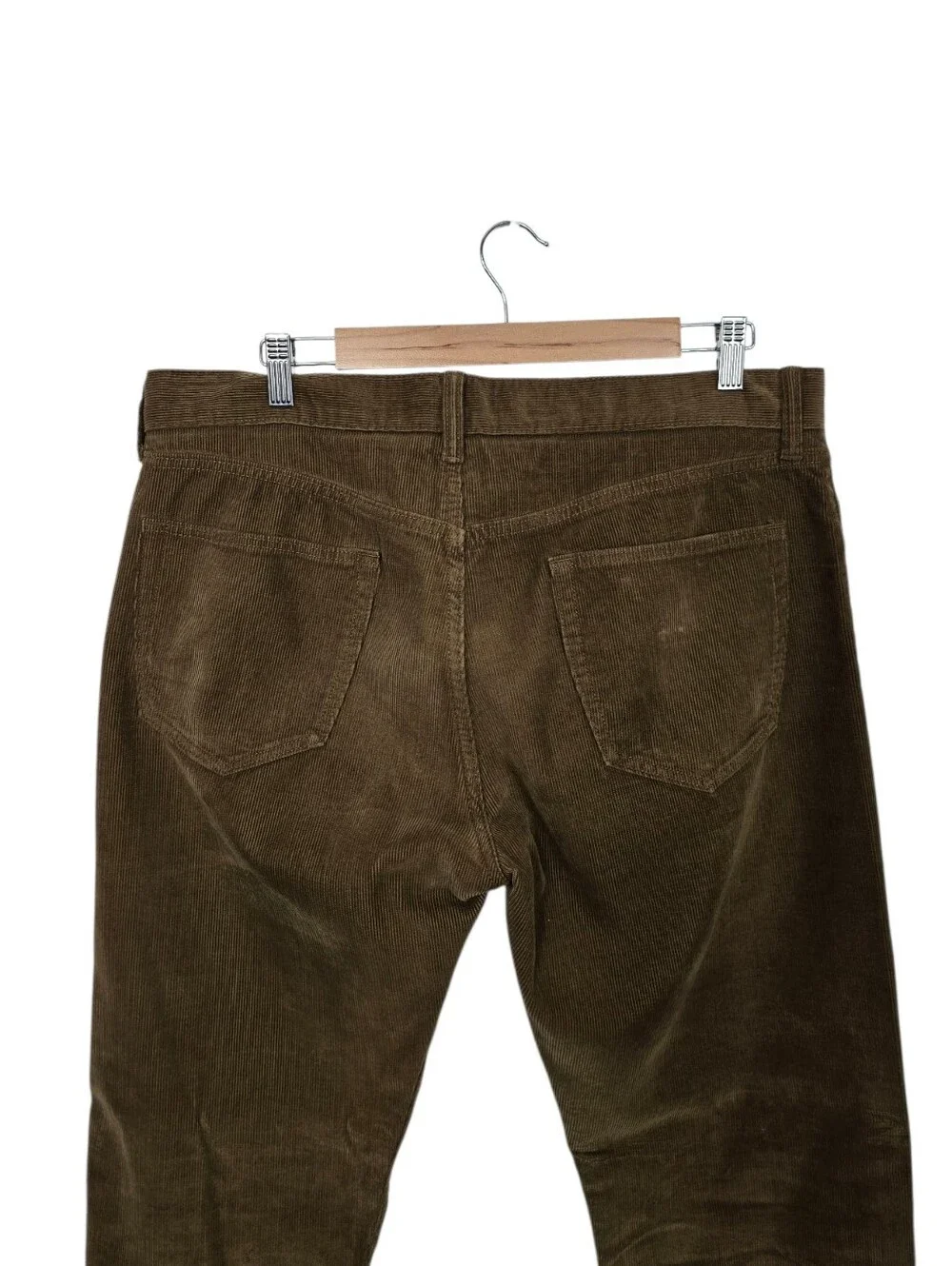 Banana Republic Five Pocket Pima Cotton Corduroy Pants Dark Acorn Men's 34x32